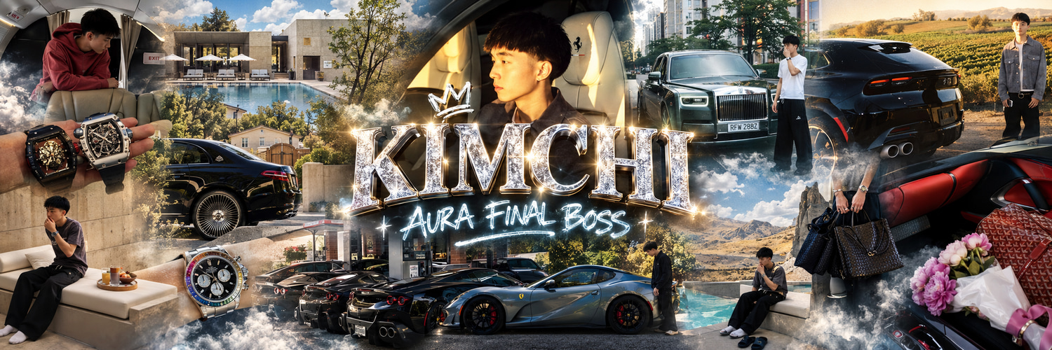 Kimchi Aura Final Boss, the collage used on the coin
